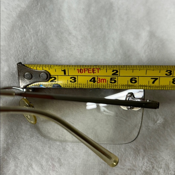 🖤CHANEL LIGHT GREY RHINESTONE LOGO SUNGLASSES - Picture 12 of 16